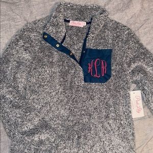 Pink lily sweatshirt